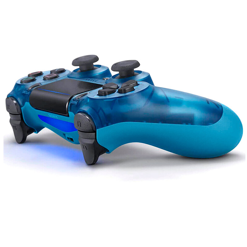دسته بازی بی سیم SONY PlayStation 4 DualShock 4 High Copy آبی شفاف