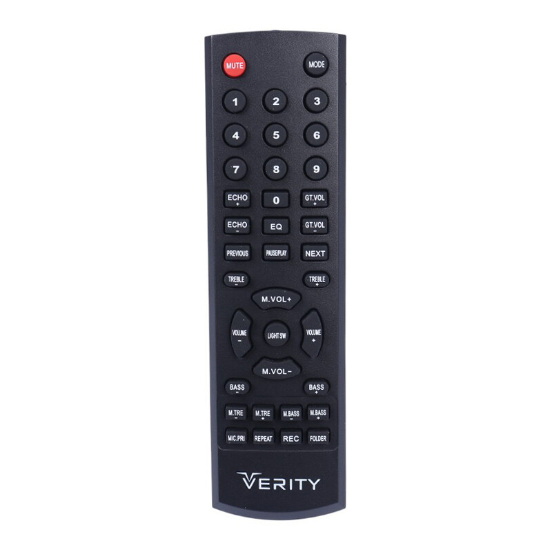اسپیکر خانگی ایستاده Verity V-PS3010 + میکروفون و ریموت کنترل