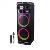 اسپیکر خانگی ایستاده Verity V-PS3012 + میکروفون و ریموت کنترل