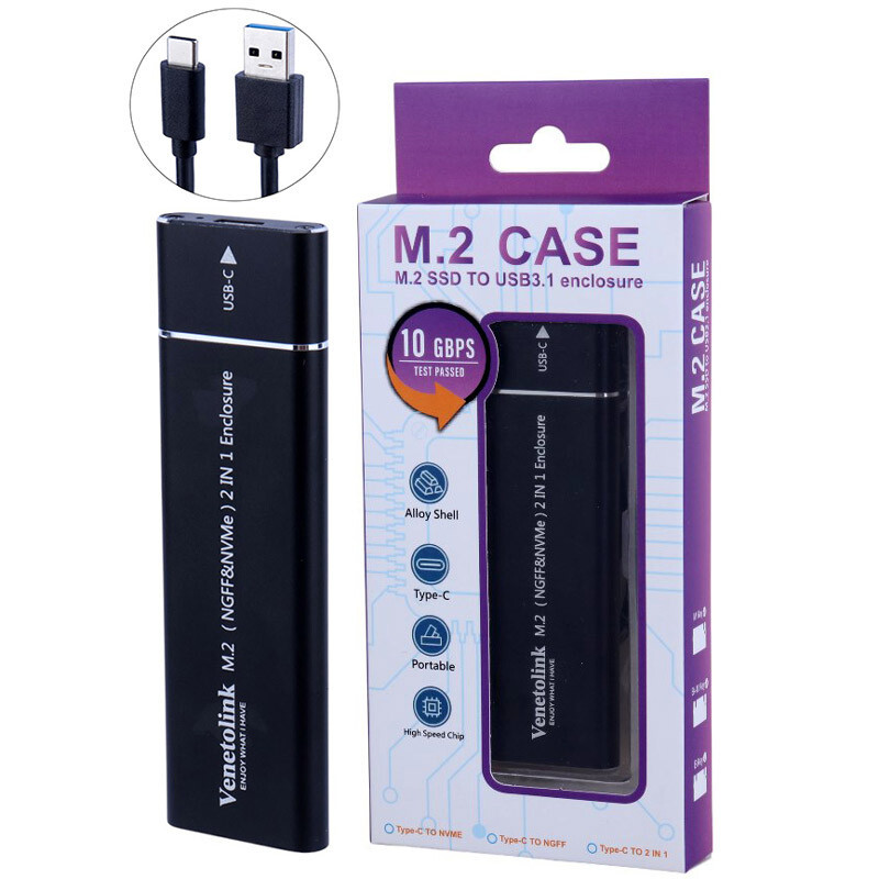 باکس هارد M.2 SSD ونتولینک کد 3