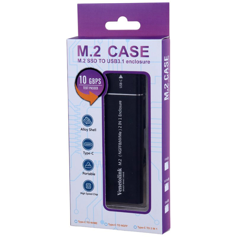باکس هارد M.2 SSD ونتولینک کد 3