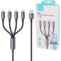 کابل چهار سر Usams SJ739 3A 15W 1.2m