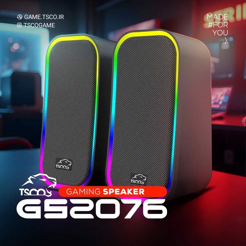 اسپیکر دو تکه بلوتوثی TSCO GS 2076