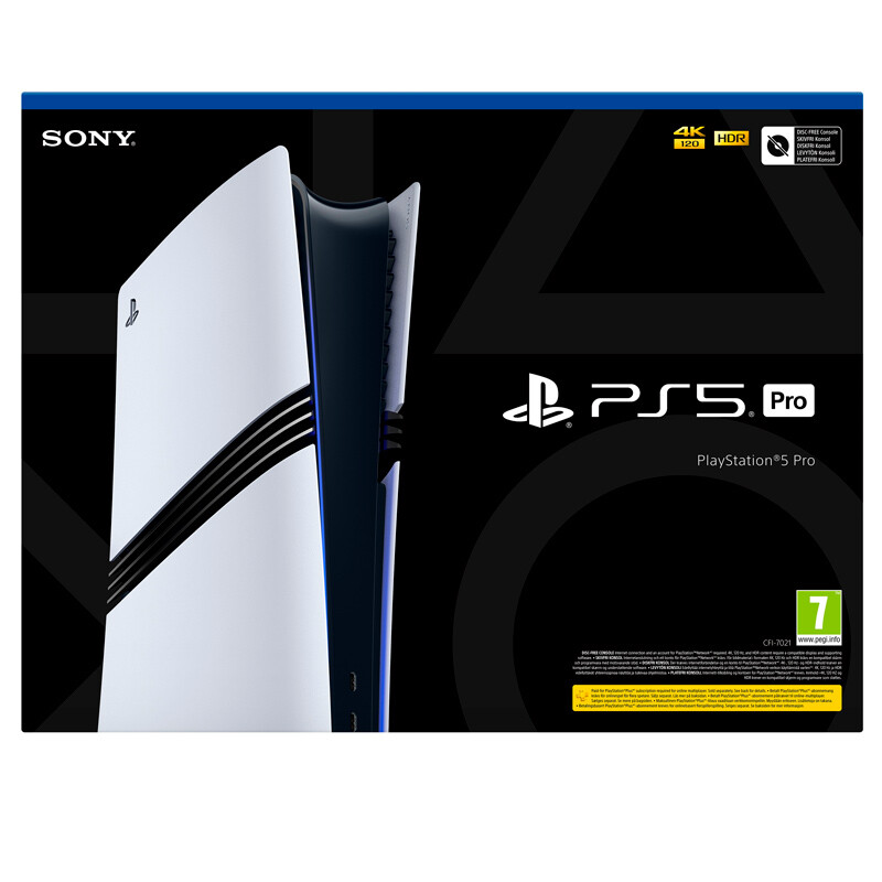 جعبه خالی کنسول PS5 Pro CFI-7021 رویی
