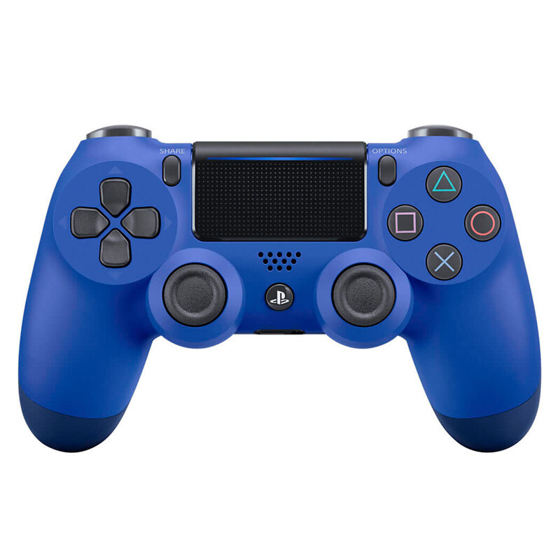 دسته بازی بی سیم SONY PlayStation 4 DualShock 4 High Copy آبی کاربنی کد 2