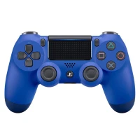 دسته بازی بی سیم SONY PlayStation 4 DualShock 4 High Copy آبی کاربنی کد 2