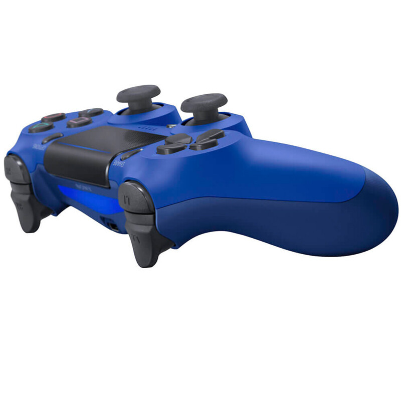 دسته بازی بی سیم SONY PlayStation 4 DualShock 4 High Copy آبی کاربنی کد 2