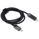 کابل تبدیل فست شارژ Usams US-SJ744 Type-C To Type-C PD 100W 1.2m