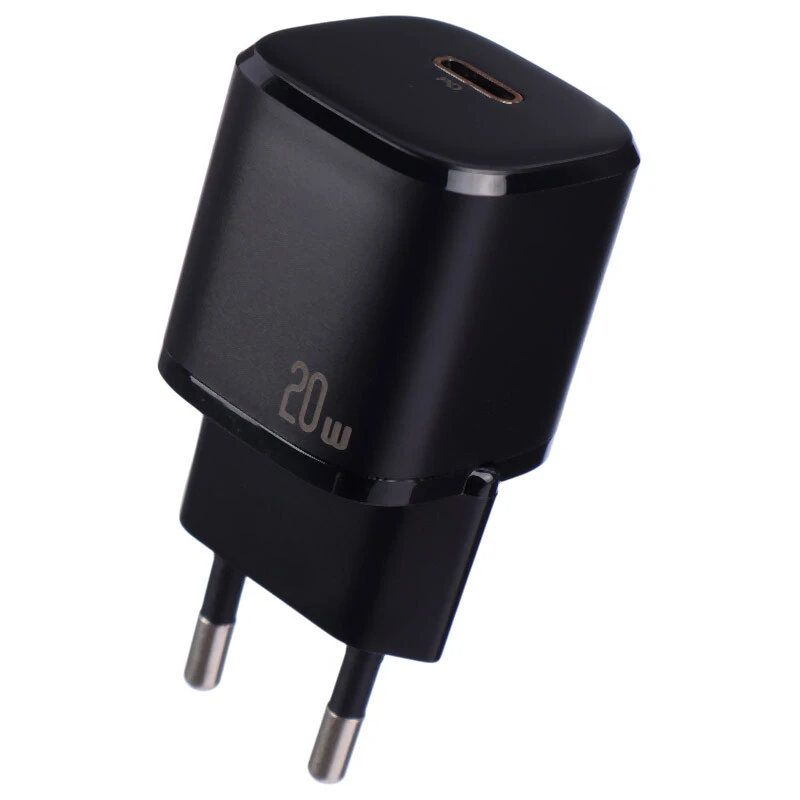شارژر دیواری 20 وات یوسامز US-CC124 PD 3A + کابل تبدیل آیفونی