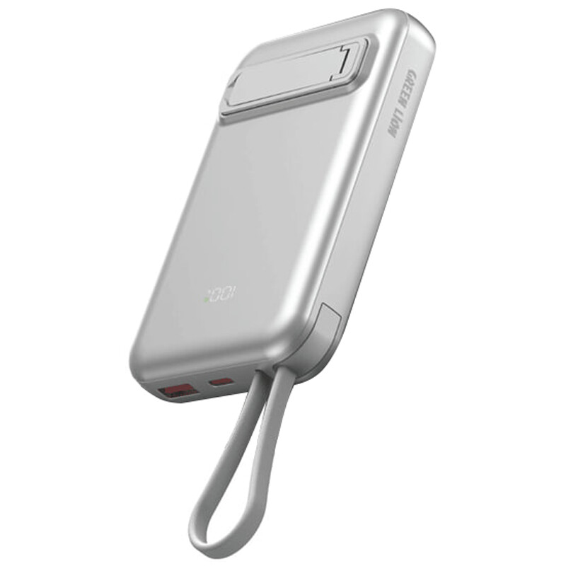 پاوربانک بی سیم فست شارژ گرین لاین DXB MAGSAFE PD 22.5W ظرفیت 10000 میلی آمپر ساعت