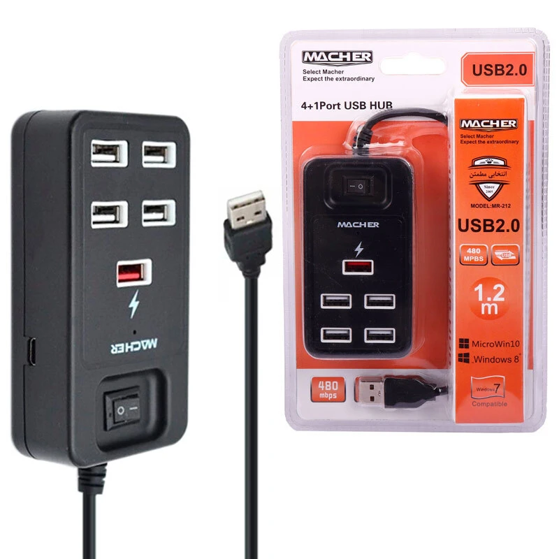 هاب Macher MR-212 USB2.0 5Port
