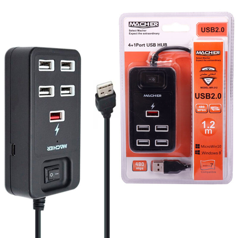هاب Macher MR-212 USB2.0 5Port