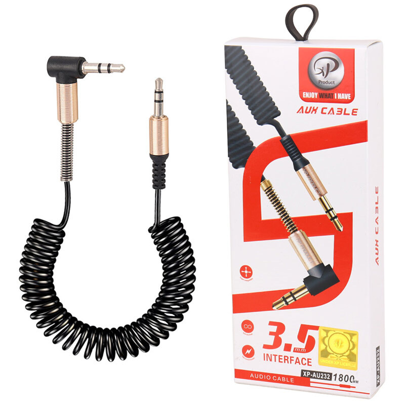 کابل فنری XP-Product XP-AU232 AUX 1.8m یکسر L