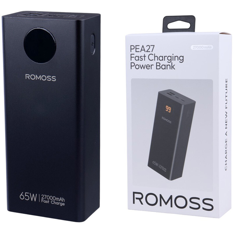 پاوربانک فست شارژ روموس PEA27-282 PD 65W ظرفیت 27000 میلی آمپر ساعت