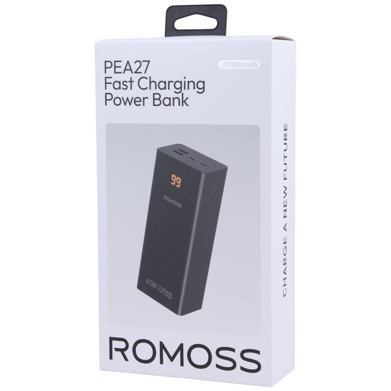 پاوربانک فست شارژ روموس PEA27-282 PD 65W ظرفیت 27000 میلی آمپر ساعت