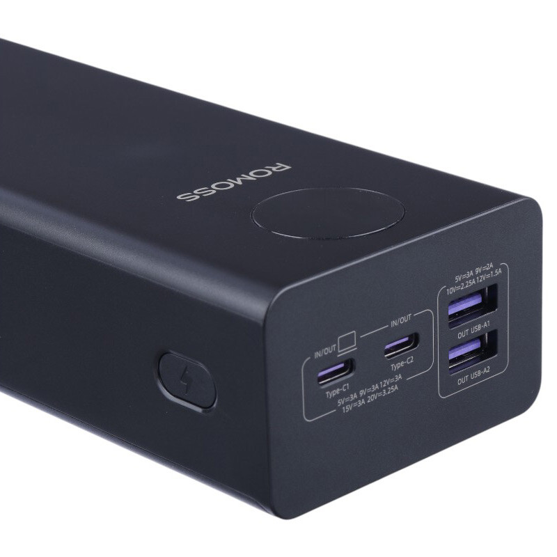 پاوربانک فست شارژ روموس PEA27-282 PD 65W ظرفیت 27000 میلی آمپر ساعت