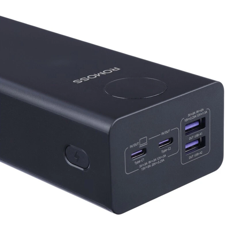پاوربانک فست شارژ روموس PEA27-282 PD 65W ظرفیت 27000 میلی آمپر ساعت