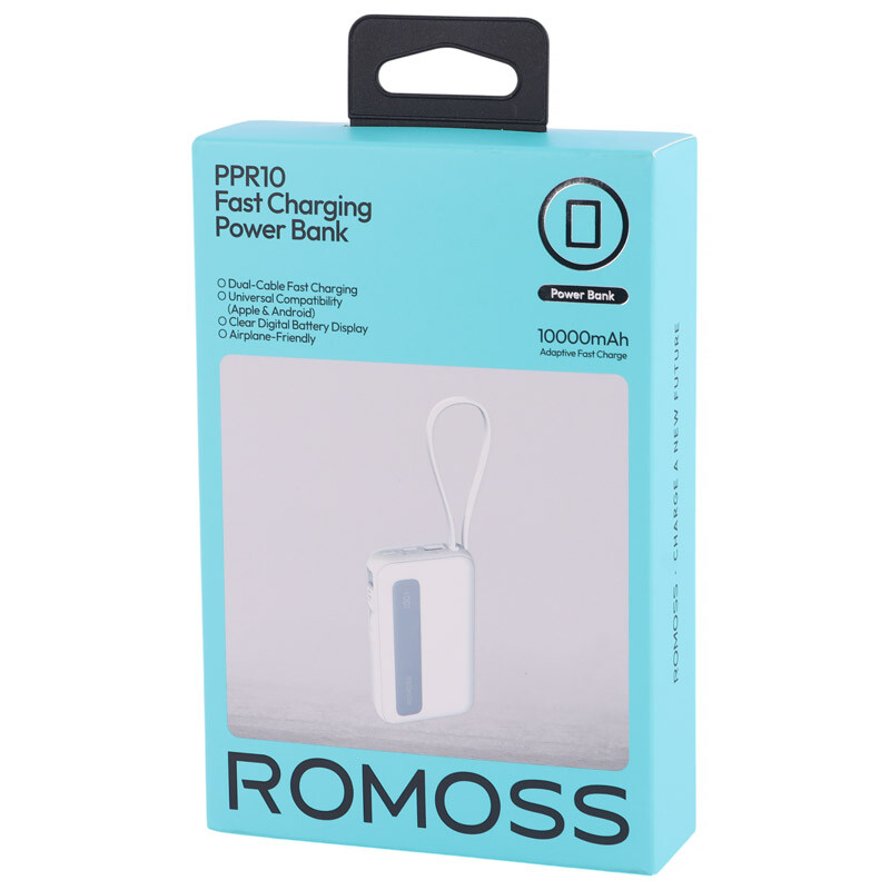 پاور بانک فست شارژ روموس PPR10-152 22.5W ظرفیت 10000 میلی آمپر ساعت