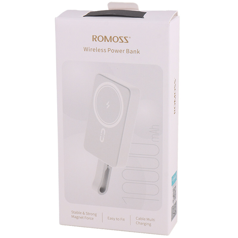 پاور بانک بی سیم فست شارژ روموس WMS10-121 15W ظرفیت 10000 میلی آمپر ساعت