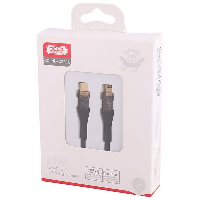 کابل تبدیل فست شارژ XO XO-NB-Q223A Type-C To Lightning PD 27W 1m