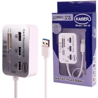 هاب 3 پورت USB3.0 کایزر KH-16