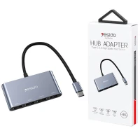 هاب 4 پورت USB2.0 یسیدو HB13