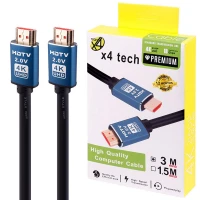 کابل X4Tech HDMI v2.0 4K 3m
