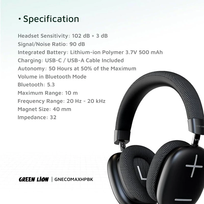 هدفون بلوتوثی گرین لاین Echo Max