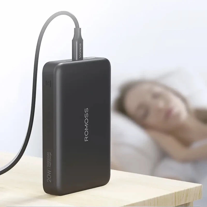 پاور بانک بی سیم فست شارژ روموس WMO10-121 PD 20W ظرفیت 10000 میلی آمپر ساعت
