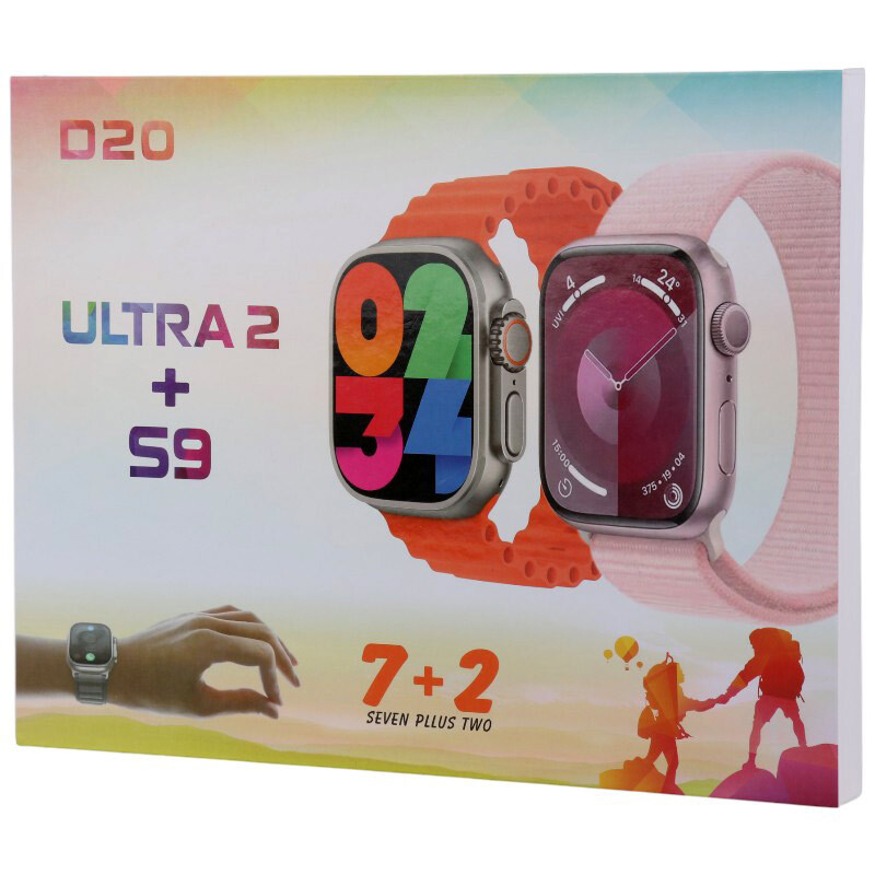پک دو عددی ساعت هوشمند D20 49mm