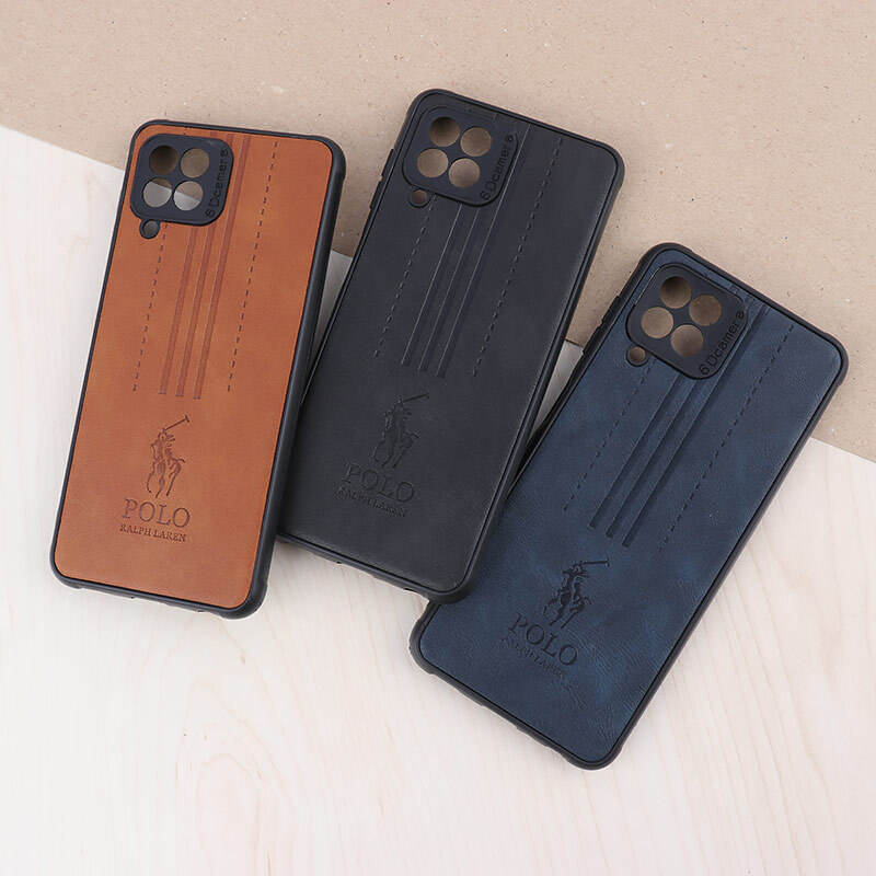 قاب چرمی Polo Ralph Laren سامسونگ Galaxy A22 4G / M22 / M32 4G محافظ لنزدار
