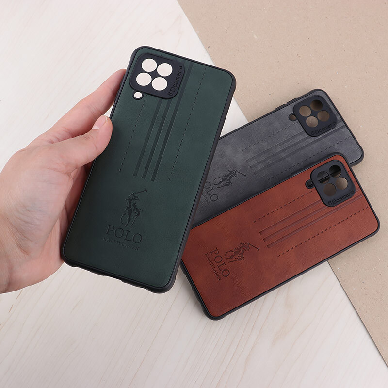 قاب چرمی Polo Ralph Laren سامسونگ Galaxy A22 4G / M22 / M32 4G محافظ لنزدار