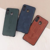 قاب چرمی Polo Ralph Laren سامسونگ Galaxy A20 / A30 محافظ لنزدار
