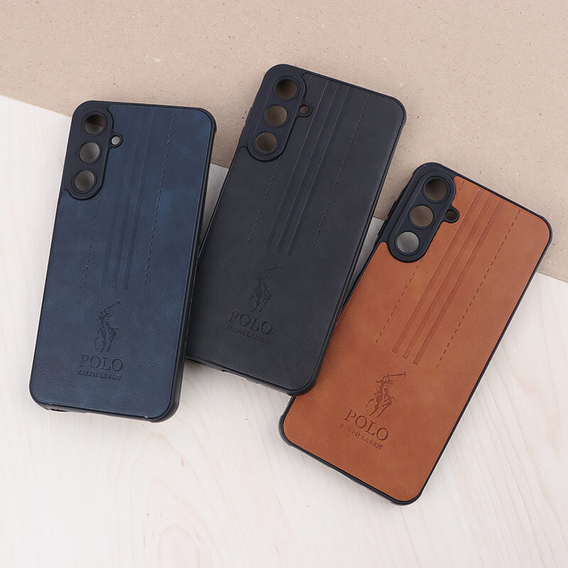 قاب چرمی Polo Ralph Laren سامسونگ Galaxy A16 4G / A16 5G محافظ لنزدار