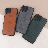 قاب چرمی Polo Ralph Laren سامسونگ Galaxy A12 / M12 محافظ لنزدار