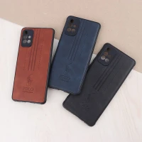 قاب چرمی Polo Ralph Laren سامسونگ Galaxy A71 محافظ لنزدار
