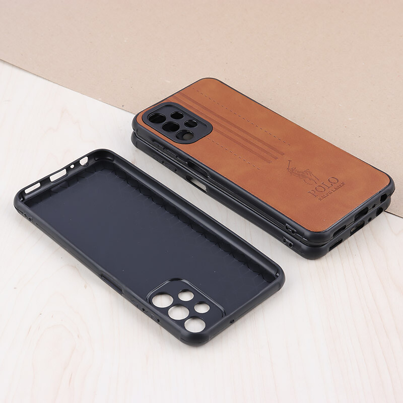 قاب چرمی Polo Ralph Laren سامسونگ Galaxy A13 4G محافظ لنزدار