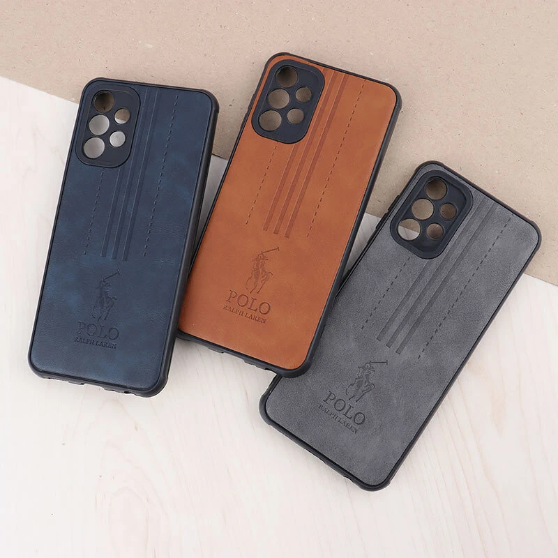 قاب چرمی Polo Ralph Laren سامسونگ Galaxy A13 4G محافظ لنزدار