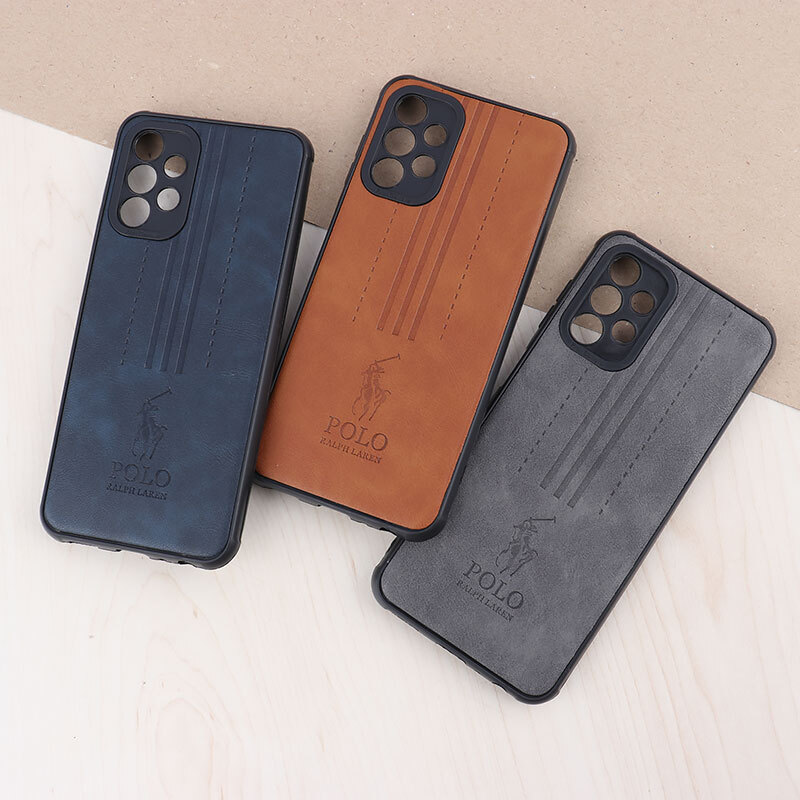قاب چرمی Polo Ralph Laren سامسونگ Galaxy A13 4G محافظ لنزدار