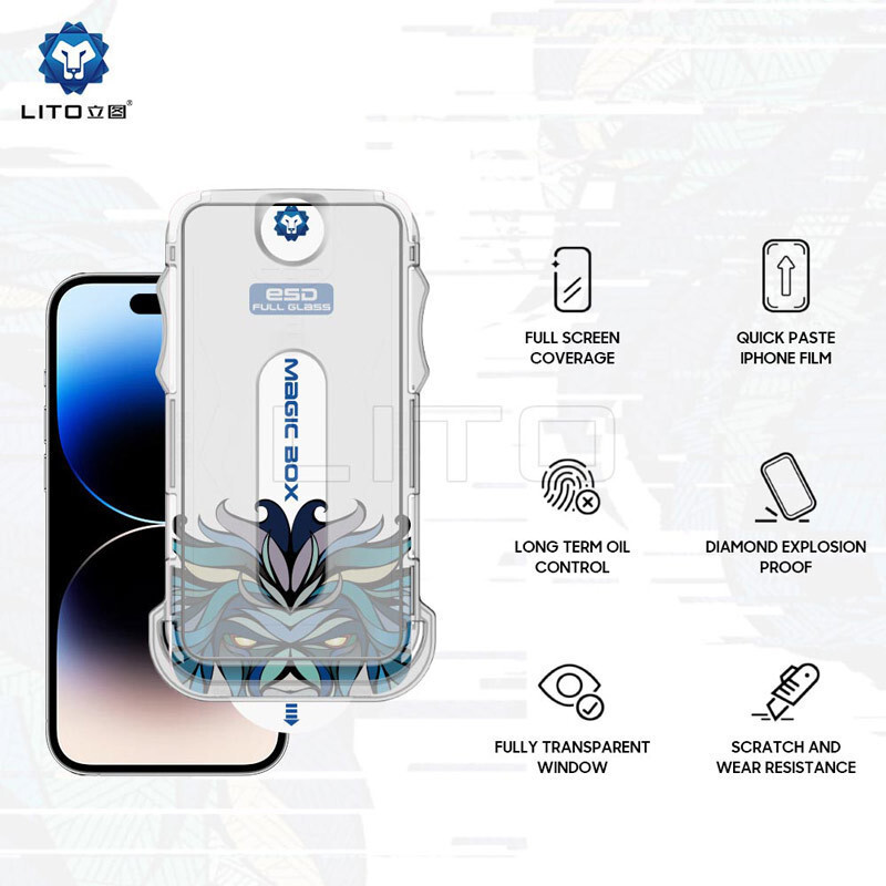 گلس D+ Tools Magic Glass Box لیتو آیفون iPhone 16