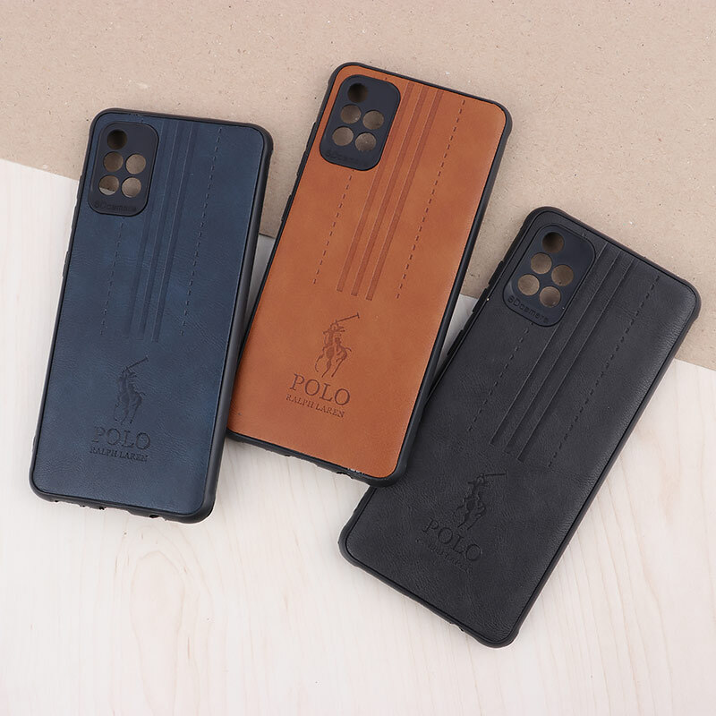 قاب چرمی Polo Ralph Laren سامسونگ Galaxy A51 4G محافظ لنزدار