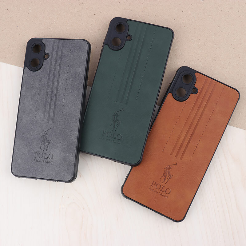 قاب چرمی Polo Ralph Laren سامسونگ Galaxy A06 محافظ لنزدار