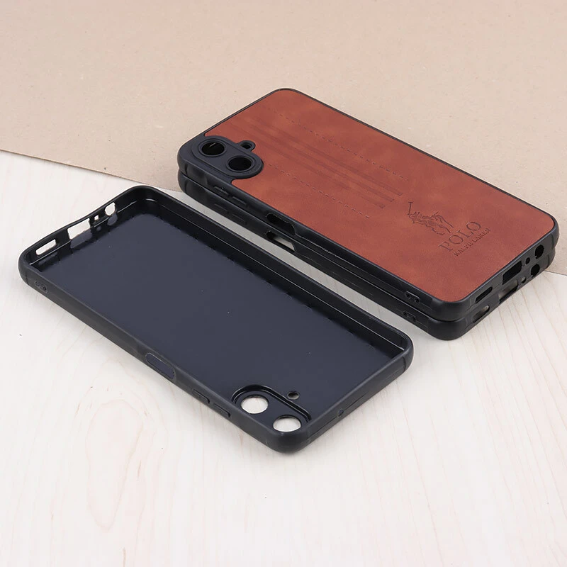 قاب چرمی Polo Ralph Laren سامسونگ Galaxy A06 محافظ لنزدار