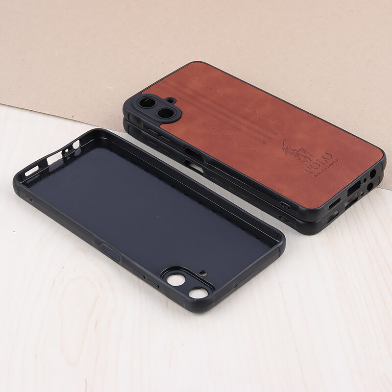 قاب چرمی Polo Ralph Laren سامسونگ Galaxy A06 محافظ لنزدار