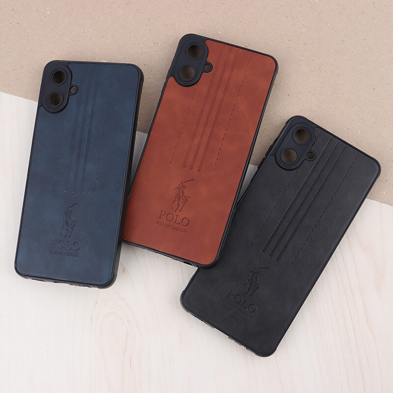 قاب چرمی Polo Ralph Laren سامسونگ Galaxy A06 محافظ لنزدار