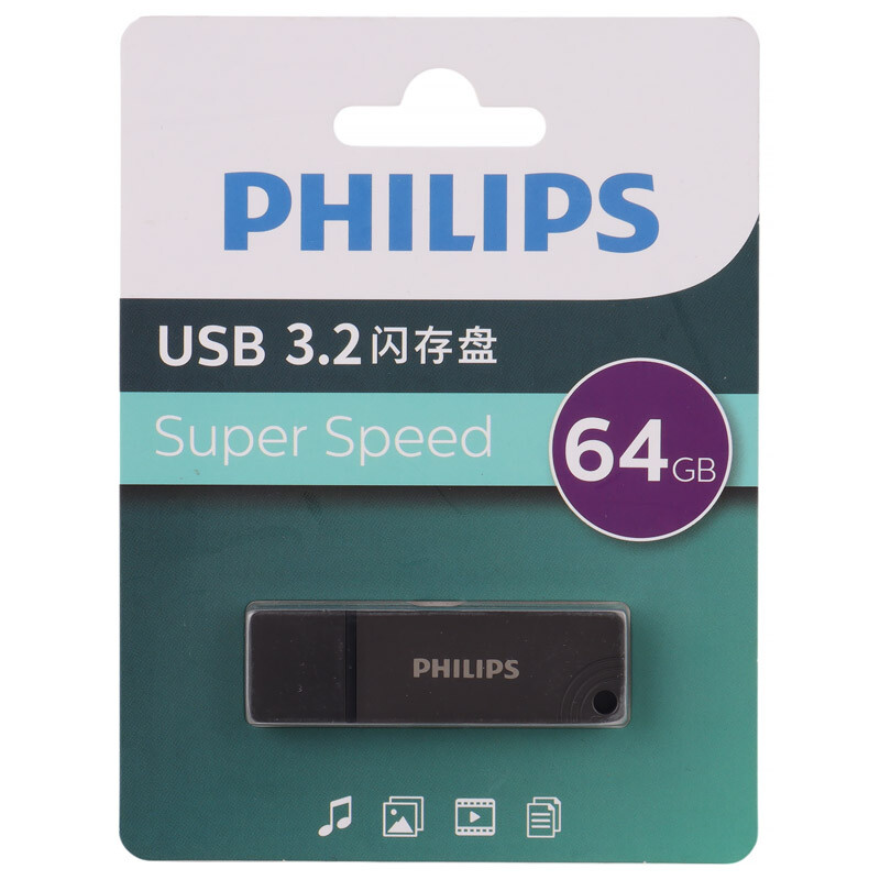 فلش 64 گیگ فیلیپس Philips FM11UA064B/93 USB3.2