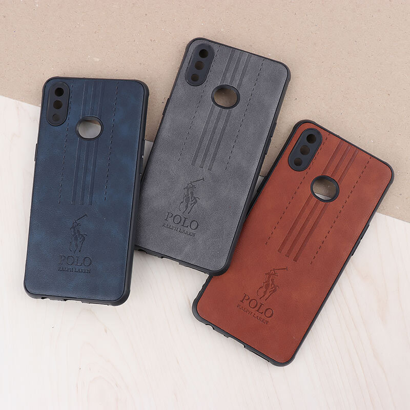 قاب چرمی Polo Ralph Laren سامسونگ Galaxy A10s محافظ لنزدار