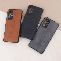 قاب چرمی Polo Ralph Laren سامسونگ Galaxy A32 4G محافظ لنزدار