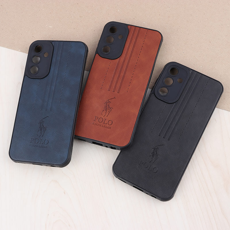 قاب چرمی Polo Ralph Laren سامسونگ Galaxy A15 محافظ لنزدار