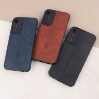 قاب چرمی Polo Ralph Laren سامسونگ Galaxy A15 محافظ لنزدار